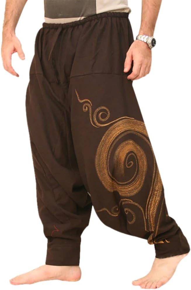 Taigood Hombre Pantalones Harem Cómoda Cintura Elástica