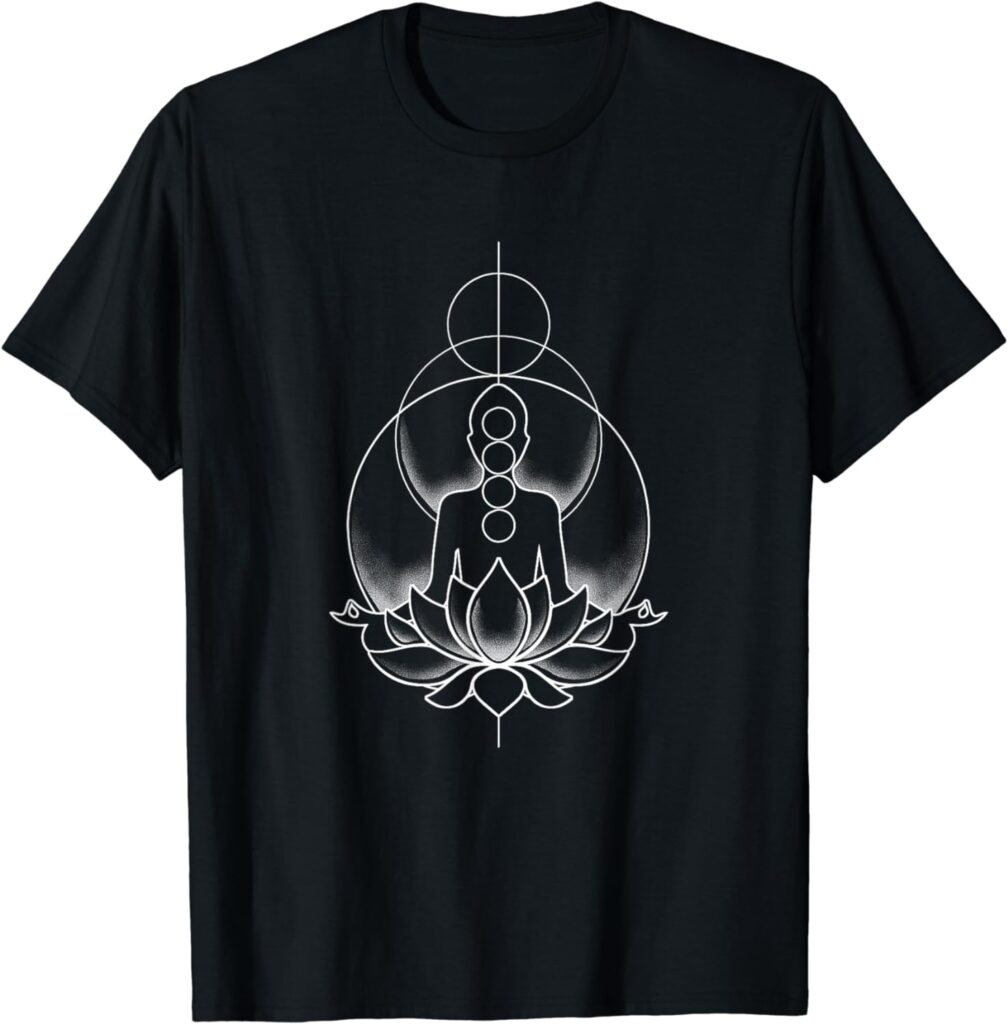 camiseta de manga corta de yoga para hombre